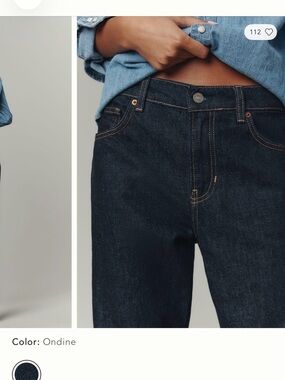 NWT Anthropologie Reformation Greer straight leg jeans size 30